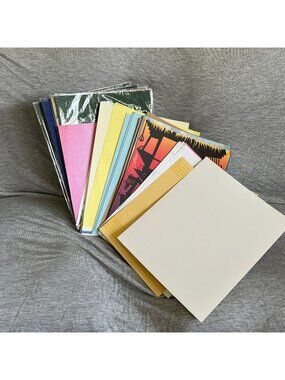 Assorted Decorative & Colored Paper Pack For Crafting Scrapbooking & Art Project
